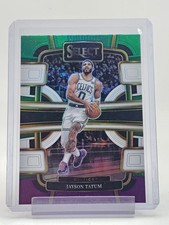 JAYSON TATUM 2023-24 SELECT CONCOURSE GREEN WHITE PURPLE PRIZM #45 CELTICS Q7084