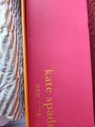 $128 Kate Spade 5.5 Nubuck Slides Tomato Ivory NIB — photo 7