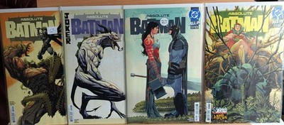 Absolute batman 14,15,16,17 A covers - first prints Mint Condition