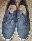 Levis Shoes Mens Size 12 Blue Denim Comfort Lace Up Low Top Casual Sneakers — photo 8