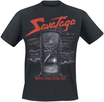 Savatage T-Shirt Herren Hourglass - Tour 2025 schwarz Band-Merch, Bands