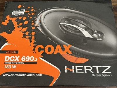 Hertz Audio Dcx690.3 3 Way DIECI Series Car Coaxial Speakers - 180w