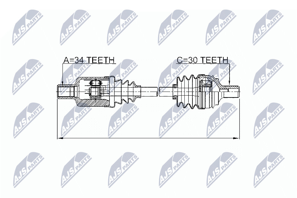 Left Front Drive Shaft Cardan Class E S Cls W212 W221 A2213306300 - Image 5
