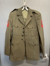 Men s Alpha Green USMC Dress Coat Service Jacket Size 40 Long