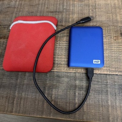 WD My Passport 1TB WDBACX0010BBL-01 External Hard Drive HDD USB With USB Cable