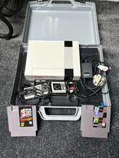Nintendo NES Entertainment System Grey Console Bundle 2 Controllers RF Games