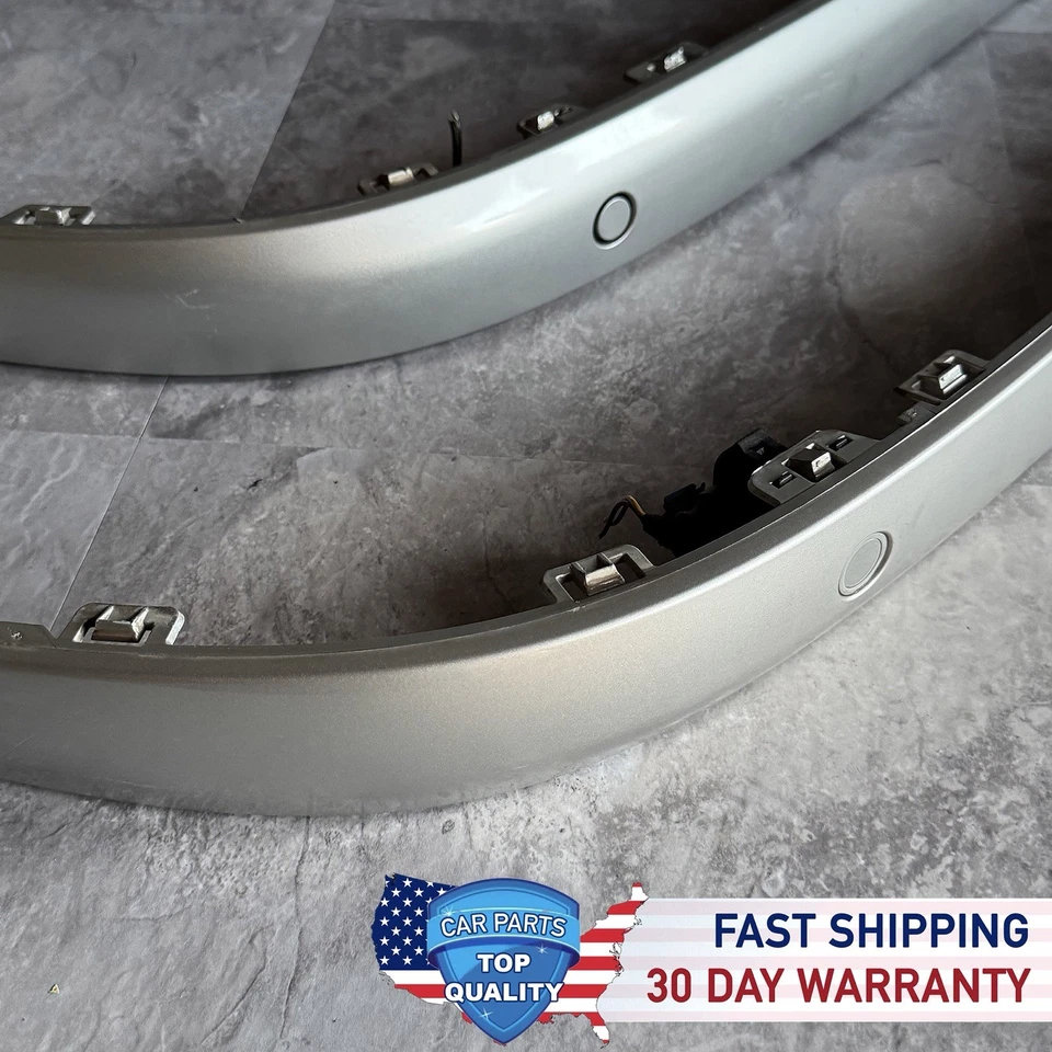 03-08 Juego de molduras de parachoques trasero izquierdo derecho OEM MERCEDES R230 SL500 SL55 AMG Foto 4 de 4