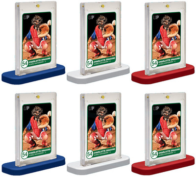 6 Ultra Pro One Touch Colored Stands 35pt Display Sports Card Holder Magnetic
