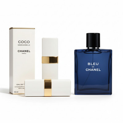 Chanel His & Hers Parfum Set - Bleu De Chanel + Coco Mademoiselle Eau De Toilette
