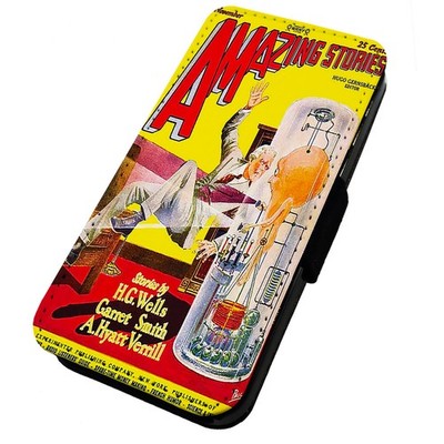 Bedruckte Flip Handyhülle iPhone, Samsung & Huawei SciFi Comic November HG Wells
