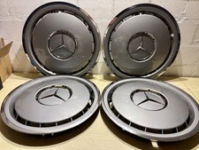 4x Original Mercedes Radkappen W124 W201 190 D E 15 Zoll 1244010924 Chrom (11)
