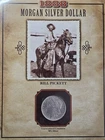 A 1888 Morgan Silver Dollar Coin & Stamp Bill Pickett-Legends Of The West