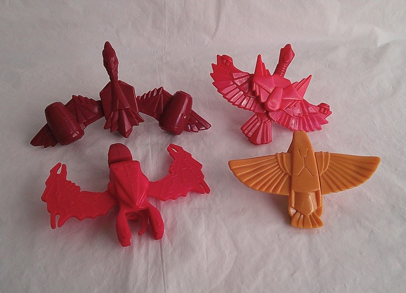 Vintage Silverhawks Bird' lot of 4 by Kenner