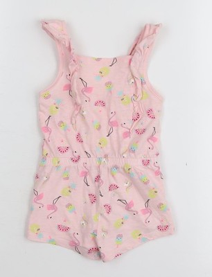 Strampler Einteiler Matalan rosa Mädchen UK Größe 12-18 Monate