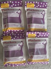 Plackers Gentleslide for Tight Teeth Mint Blast Flavor 35 Count Per Pack of 4