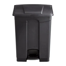 Step On Plastic Trash Can with Foot Pedal, 17 Gallon Garbage Can for Kitchen,...