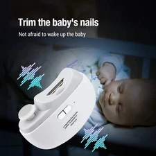 Electric Nail Clipper Grinder with Light  Automatic Nail Trimmer for Baby  Adult