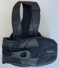ASPEN MEDICAL PRODUCTS Black Adjustable Back Brace With Shoulder Harness — photo 2