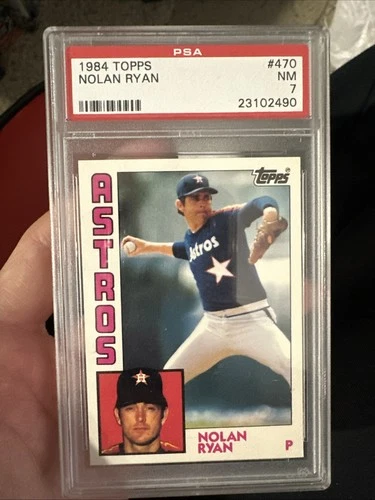 1984 Topps - Nolan Ryan #470 PSA GRADED 7