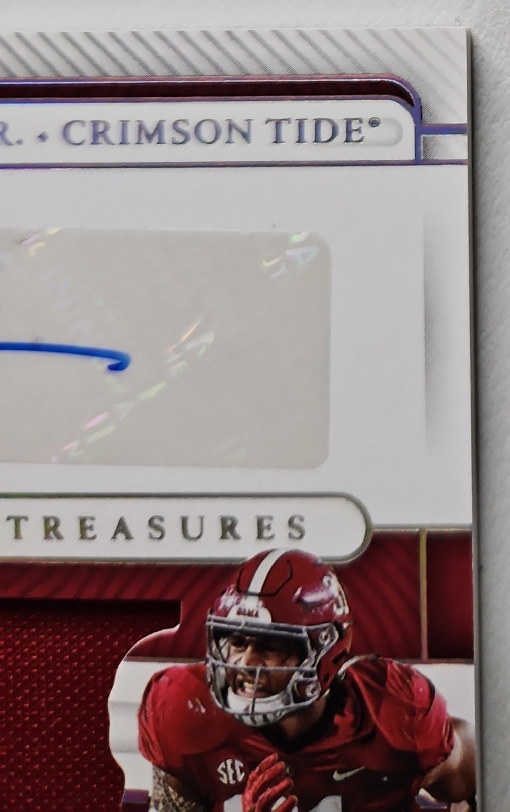 2023 PANINI NATIONAL TREASURES ALABAMA WILL ANDERSON JR /39 AUTO RELIC ROOKIE 🔥 view 5