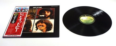 THE BEATLES ''Let It Be'' SUPER CLEAN  1976 JAPAN reissue w/ OBI  & Inserts