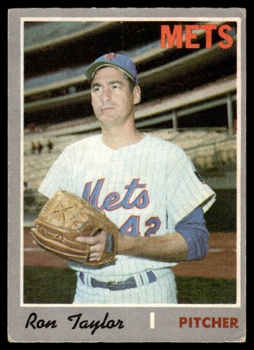 1969 O-Pee-Chee OPC Ron Taylor Vintage Baseball New York Mets #419