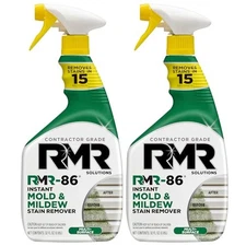 RMR-86 Instant Mold and Mildew Stain Remover Spray - Scrub Free Formula, 2 