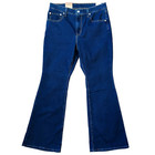 NWT 31x30 12 Women's Levi's 726 Flare Stretch Medium Dark Wash Denim Jeans NEW — photo 1