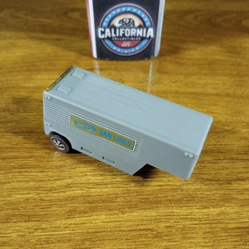 Hot Wheels The Heavyweights Redline Moving Van Trailer Gray Hong Kong HK 1970