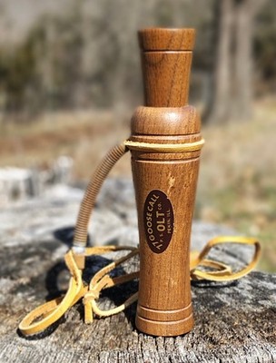 Vintage PS Olt Model 77 Goose Call. From Pekin ILL. Beautiful Old ALL Wood Call.