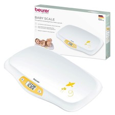 Beurer BY80 Digital Baby Scale, Infant Scale for Weighing in Pounds, Ounces, ...