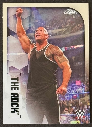 THE ROCK DWAYNE JOHNSON 2020 Topps Chrome WWE #64 *Free Shipping*
