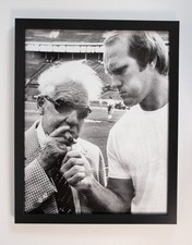 Terry Bradshaw & Art Rooney, Steelers - famous cigar photo - size 16x20