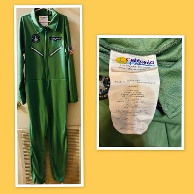 California Costumes Child Fighter Pilot Jumpsuit ~ Size XL