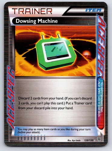 Dowsing Machine 128/135 ACE Spec Rare Plasma Storm Pokemon Holo Lightly Played