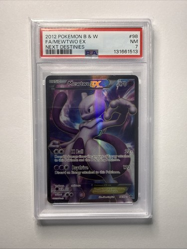 Mewtwo-EX graded PSA 7 for sale on eBay