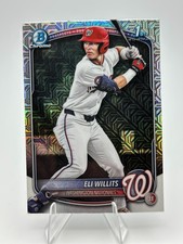 Topps 2025 Bowman Draft Chrome Eli Willits Nationals Mojo Refractor BDC-1