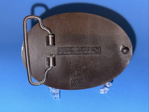Vtg 1982 Pork Masters Inc Belt Buckle - Pig Pork Swine Boar Farm Ag Bronze - Picture 3 of 5