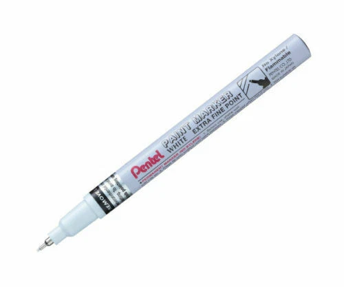 Pentel Permanent Paint Marker - White - Extra Fine Tip - 1 2 3 6 12 Pens