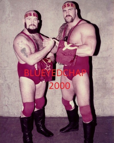 IVAN & NIKITA KOLOFF WRESTLER 8 X 10 WRESTLING PHOTO NWA