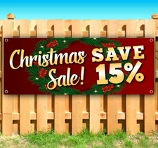 CHRISTMAS SALE SAVE 15% Advertising Vinyl Banner Flag Sign Many Sizes USA