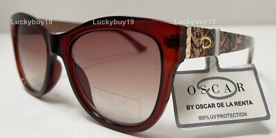 NWT Oscar by Oscar de la Renta 1328 Brown Authentic 