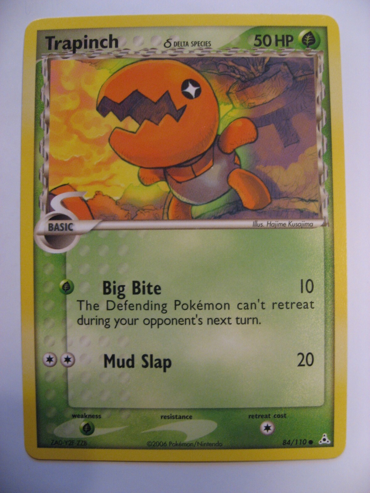 Trapinch Delta Species 84/110 Pokemon Card 2006 NM