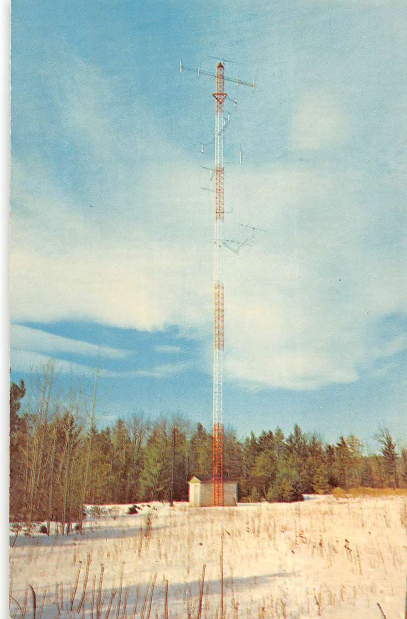 Morrisonville New York Dimension Cable TV Tower Vintage Postcard K96832