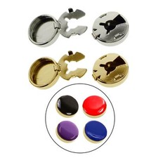 Metal Cufflinks for Men,  Covers Formal Shirts Formal  Party Suit Round 2Pcs