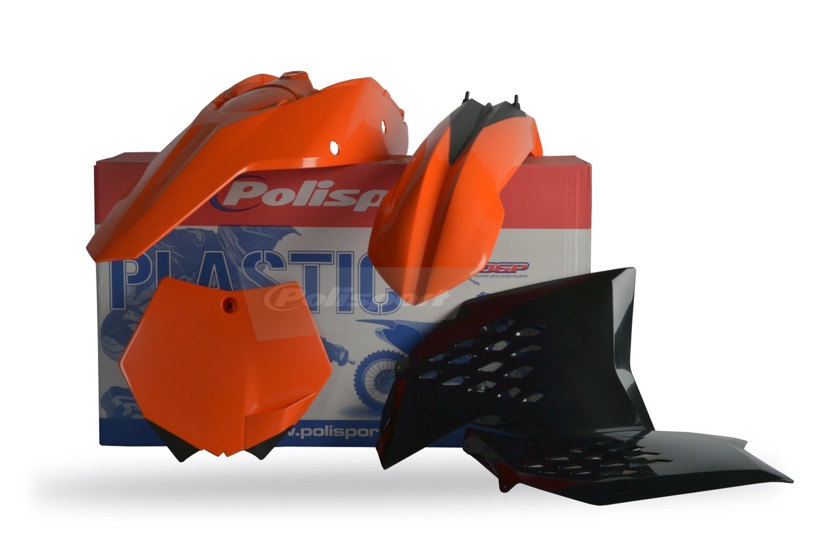 Kit Plastiques POLISPORT KTM 250 SX 07-08 Carénage Orange Origine Moto Cross