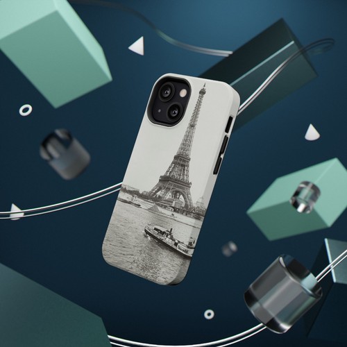 Parisian Eiffel Tower Vintage Photo - Tough Phone Case - Paris Mobile Cover - 第 106/151 張圖片