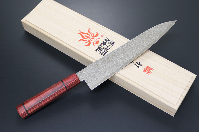 Kanetsune Seki Japan KC-852 Minamo-kaze Chef 210mm Kitchen Cutlery Knife