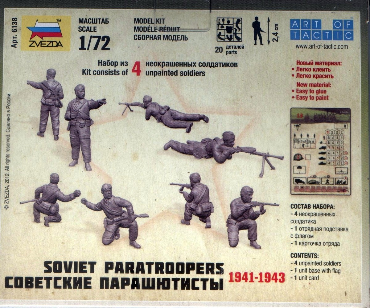 Zvezda 1/72 WWII Britische Pioniere – Modellbausatz, 21 Teile, Kein Kleber Nötig, Figurenhöhe 24 Mm