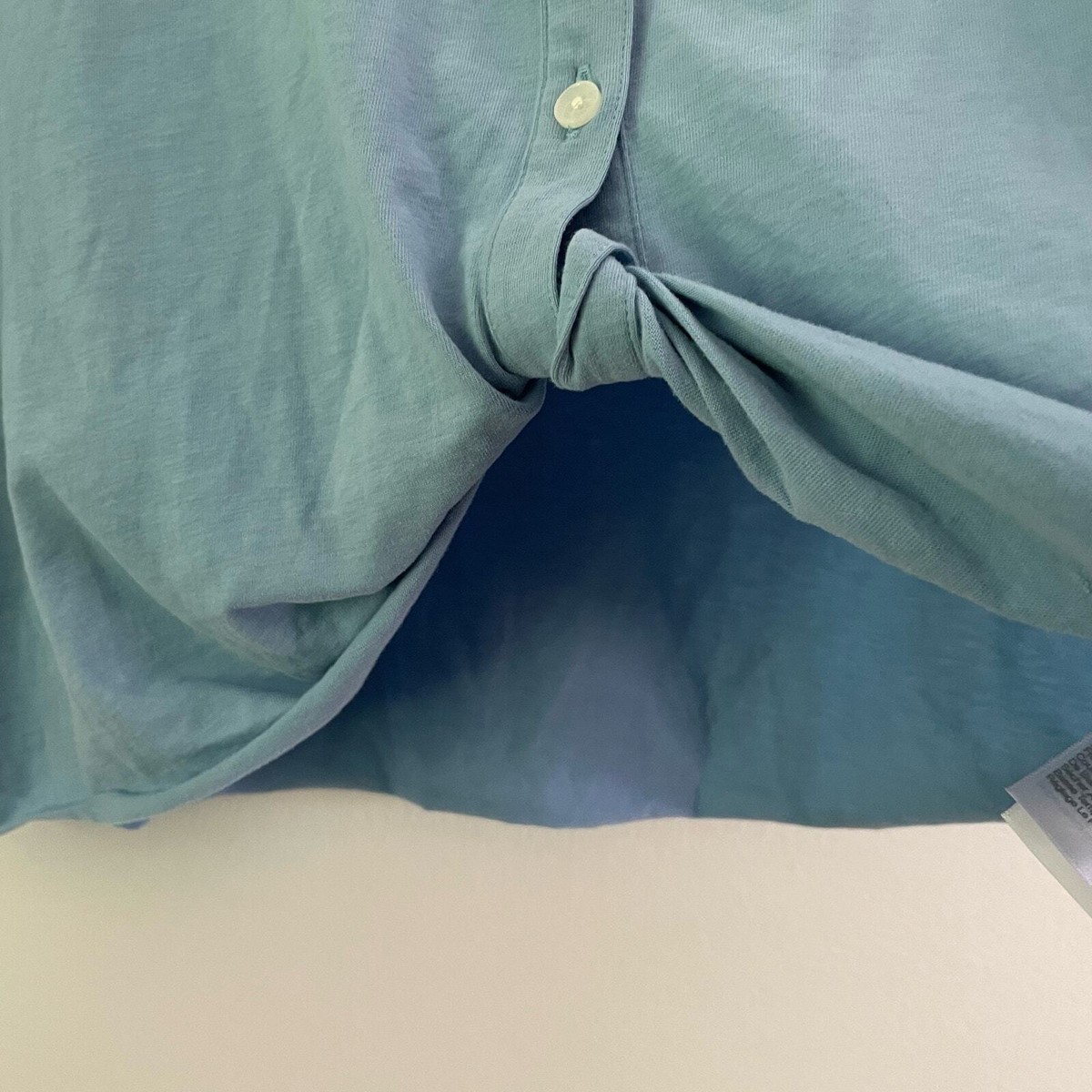 NWT Madewell MWL Polo Twist Tee: Botanical Dye Edition Size